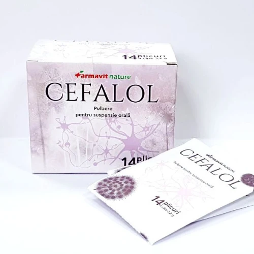 Цефалол, порошок для приготовления суспензии для приёма внутрь(Cefalol, pulbere, Farmavit Nature) 3,2 г №14