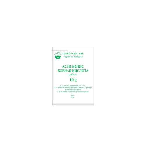 Борная кислота, порошок 10 г (Acid boric, Depofarm) - 1 пакетик