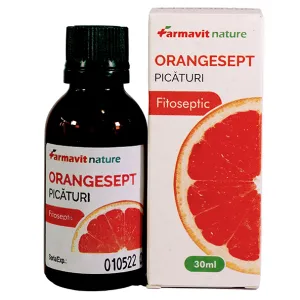 Orangesept, pentru imunitate și răceli picături (Farmavit Nature) 30 ml