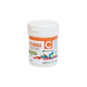 Аскорбиновая кислота, Витамин С, драже (Acid ascorbic, Vitamina C, Depofarm) №160