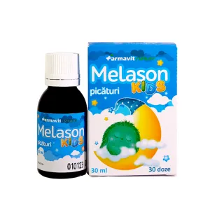 Melason Kids, pentru a îmbunătăți somnul la copii (Farmavit Nature) 30 ml