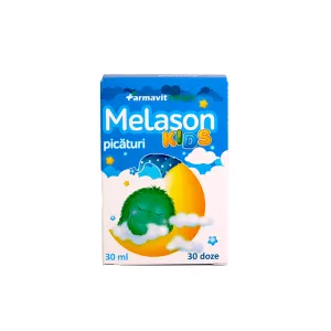 Melason Kids, pentru a îmbunătăți somnul la copii (Farmavit Nature) 30 ml