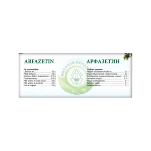 Arfazetin. specie (Depofarm) 1,5 g Nr. 20