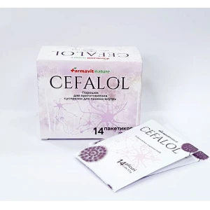 Цефалол, порошок для приготовления суспензии для приёма внутрь(Cefalol, pulbere, Farmavit Nature) 3,2 г №14
