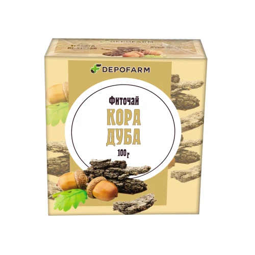 Oak bark, (Depofarm) 100 g